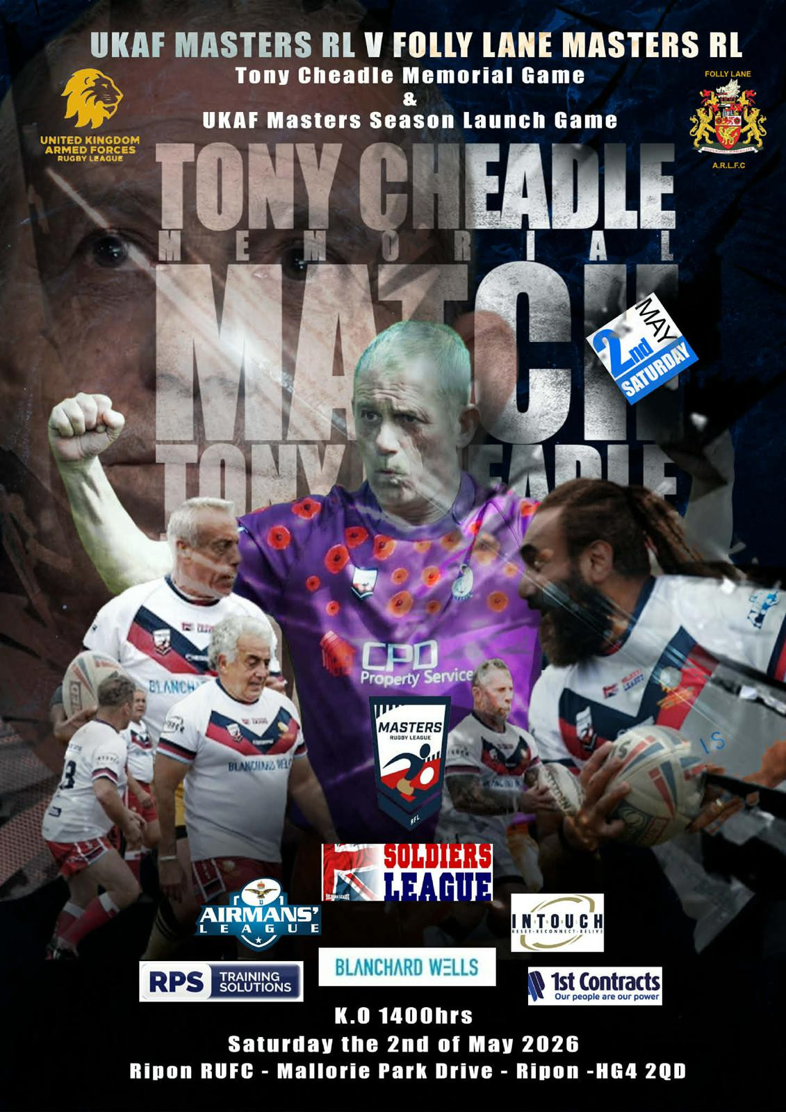 The Tony Cheadle Memorial Match (NO TICKET - Free Entry)