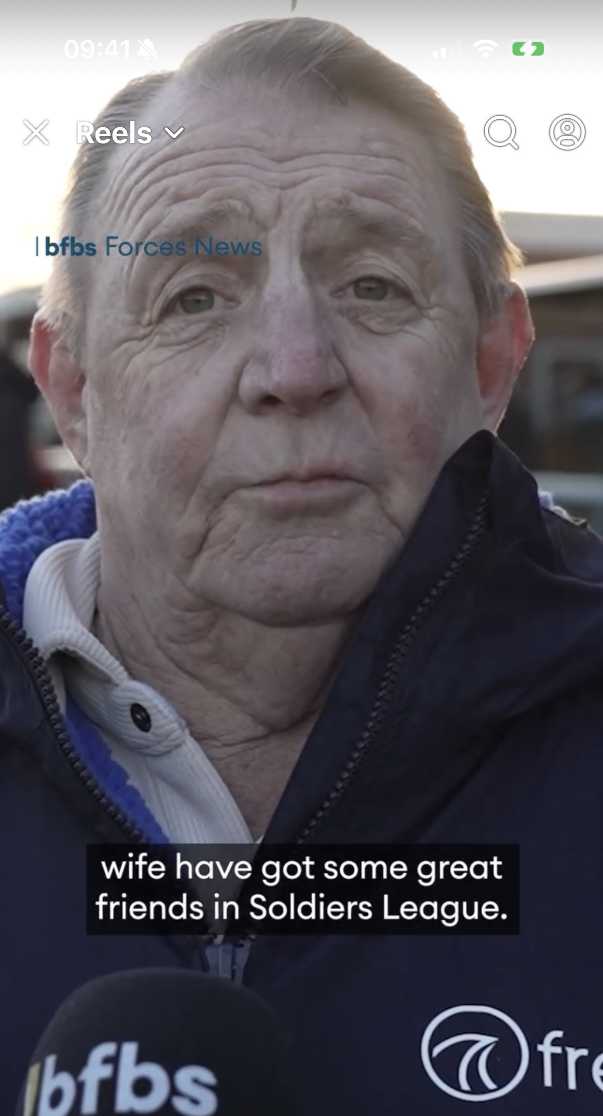 BFBS Interview Soldiers league patron, Andy Gregory