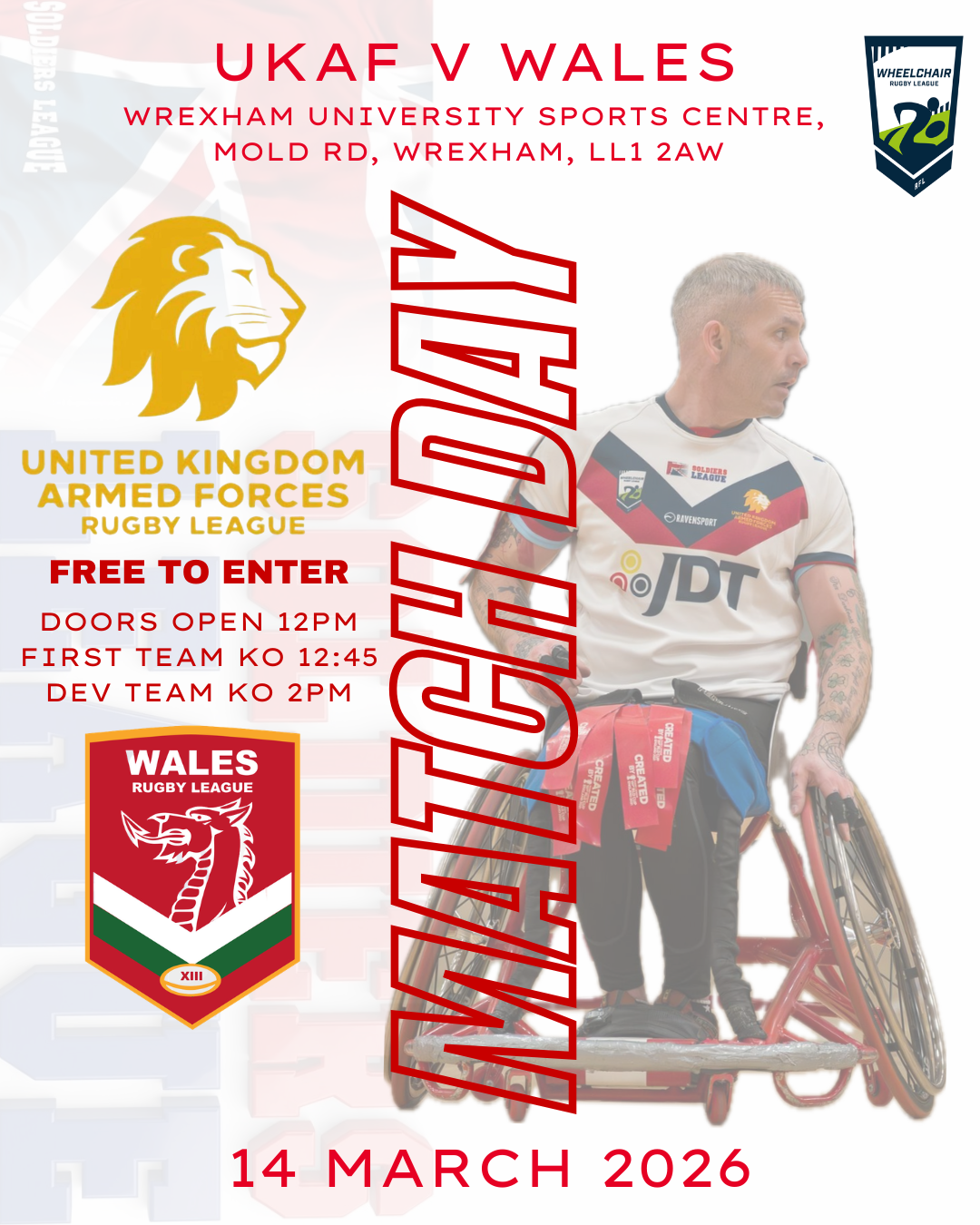 UK Armed Forces Wheelchair Rugby League Set for Season Opener in Wrexham